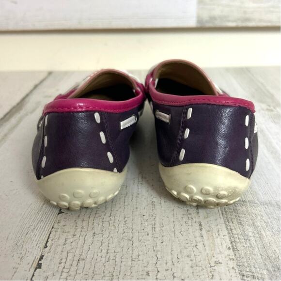 Robert Zur Women’s 7 Pink Purple Lambskin Driving Loafers Moccasins Designer - Picture 5 of 8